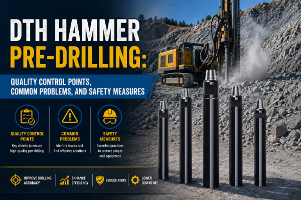 DTH Hammer Pre-Drilling Quality Control Points, Common Problems, and Safety Measures